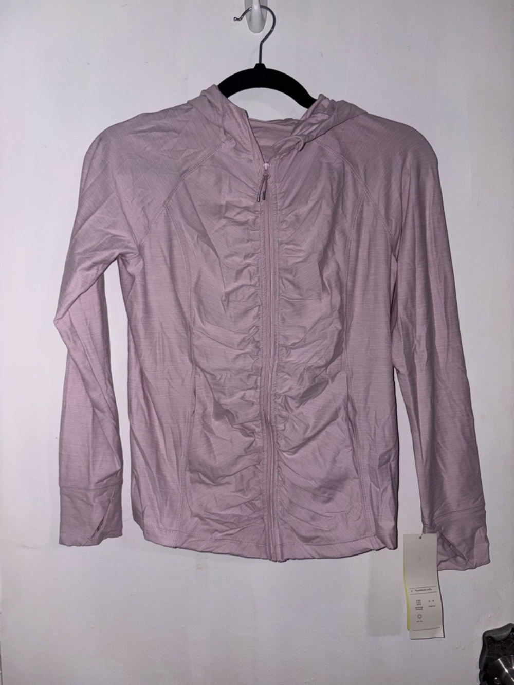 Target Light Pink Hooded Zip Bomber Jacket